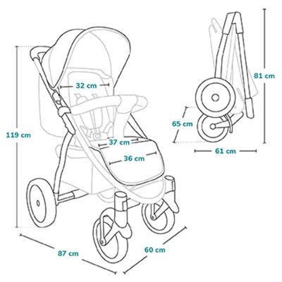 LIONELO Sportkinderwagen Annet Tour Dreamin