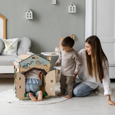 BusyKids Activity board Domček DINO