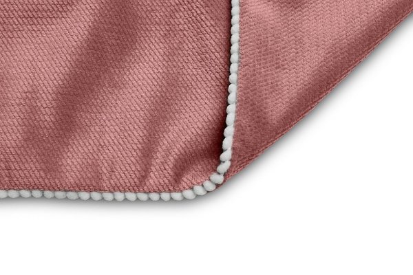 SENSILLO Blanket Dirty pink 75x100 cm