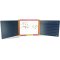Jeujura Holz-Dreifach-Multifunktionstafel 156x43 cm mit Zubehör, farbig