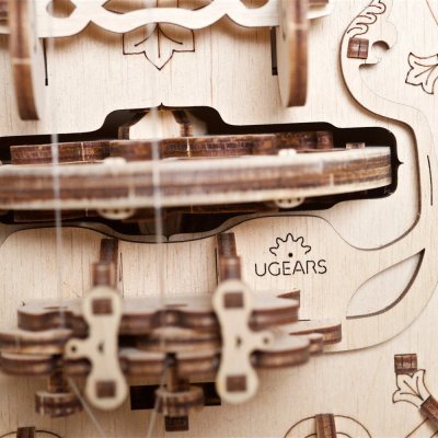 Puzzle mécanique 3D en bois Ugears Niněra (Hurdy-Gurdy)