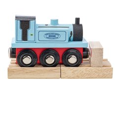 Bigjigs Rail Wooden Train Terrier Blue