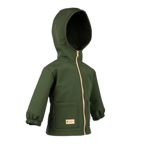 Jachetă softshell pentru copii cu membrană Monkey Mum® - Teritoriul lui Krakonoš
