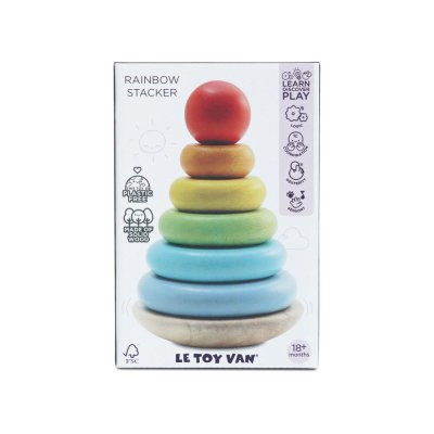 Le Toy Van Stapelturm Regenbogen