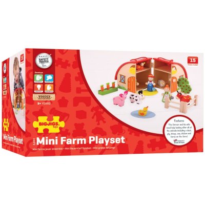 Bigjigs Toys Granja en maletín