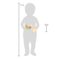 small foot Motorični leseni valj z labirintom