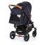 VALCO BABY Sports stroller Snap 4 Flat Matte LTD Edition Deep Blue, eco leather + PETITE&MARS bag
