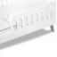 KLUPS Baby cot with barrier Noah white 120x60 cm