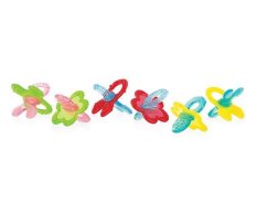 NUBY Silicone massage teether - shapes - 0 m+