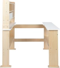 small foot Stand de vente en bois blanc