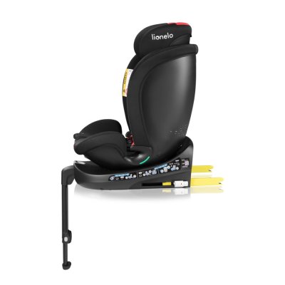 LIONELO Seggiolino Auto Navy i-Size (40-150 cm) Nero Rosso