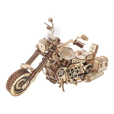 RoboTime 3D fa mechanikus modell motorkerékpár Cruiser