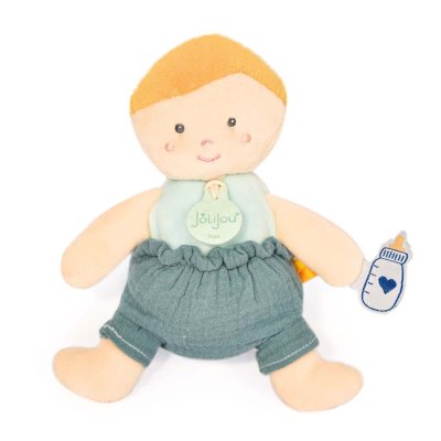 Doudou Jolijou Lalka 18 cm zielona