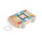 Bigjigs Toys Wagen mit Holzbausteinen