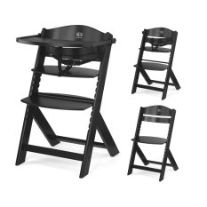 KINDERKRAFT Chaise Haute Enock Black