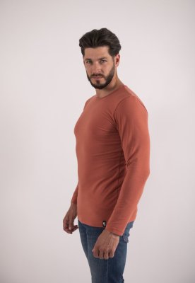 Maglietta da uomo DR sottile Outlast® - color cannella