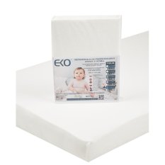 Φύλλο EKO αδιάβροχο με λαστιχένιο ζέρσεϊ λευκό 120x60 cm