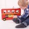 Bigjigs Toys Leseni avtobus z živalmi