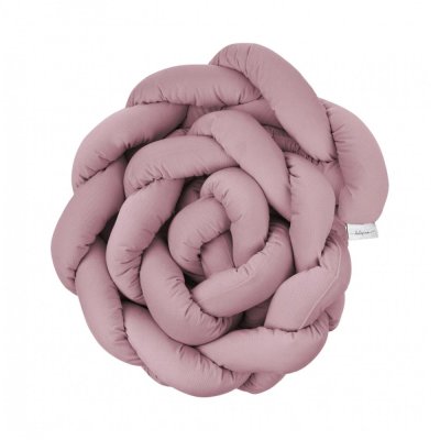 BELISIMA Kinderbettschutz Cop Velvet Dunkelrosa 230x15 cm