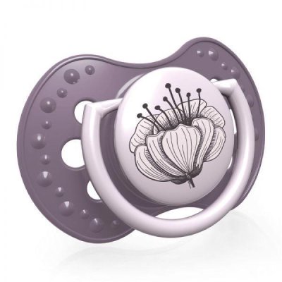 LOVI Beruhigender Schnuller dynamisch Botanic 3-6m 2 Stk. - Mädchen