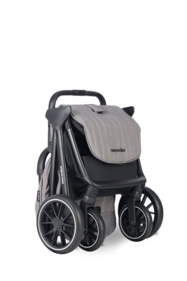EASYWALKER Kočárek sportovní Jackey2 XL Pebble Grey + PETITE&MARS fusak Jibot