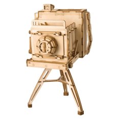 RoboTime Puzzle 3D in legno Macchina fotografica storica