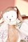Doudou Coffret Cadeau Peluche Ours Câlin avec Bonnet 25 cm Rose
