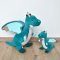 Doudou Histoire d´Ours Plyšová hračka velký drak 40 cm