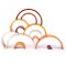 Bigjigs Baby Holz Stapelbogen Regenbogen Natur Groß