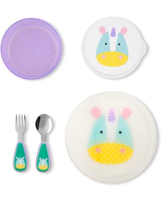 SKIP HOP Zoo Esszimmerset 5-tlg. Einhorn 12m+