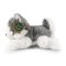 Rappa Câine de pluș husky culcat 20 cm ECO-FRIENDLY