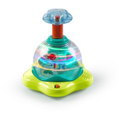 BRIGHT STARTS Jucărie muzicală luminoasă Press&Glow Spinner 6m+