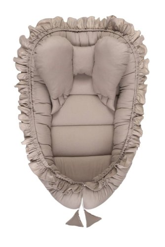 BELISIMA Babynest Reine Baumwolle Latte 85x55 cm