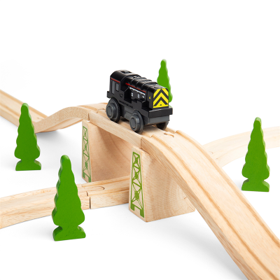 Bigjigs Rail diesel rangeerlocomotief op batterijen