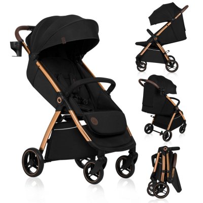 LIONELO Carrinho de passeio Ingrid Black Onyx
