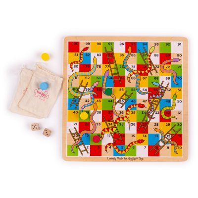 Bigjigs Toys Ormar och stegar 2