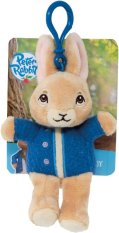 Rainbow Plüsch Schlüsselanhänger Peter Hase in blauer Jacke