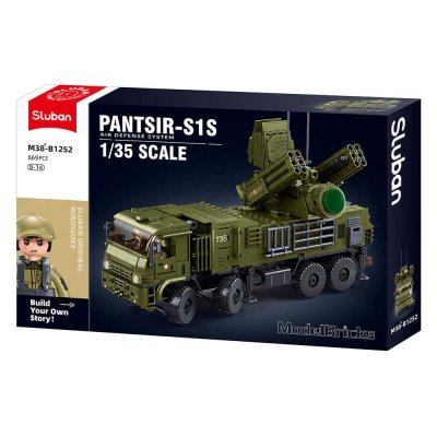 Sluban Model Bricks M38-B1252 Pantsir S1S à l'échelle 1:35