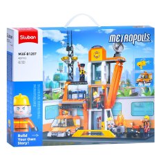 Sluban Metropolis M38-B1287 Quartier Général des Secours