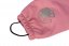 Pantaloni reglabili softshell pentru copii cu imitație blană de miel Monkey Mum® - Oiță roz