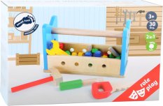 small foot Werkbank aus Holz und Werkzeugkasten 2in1