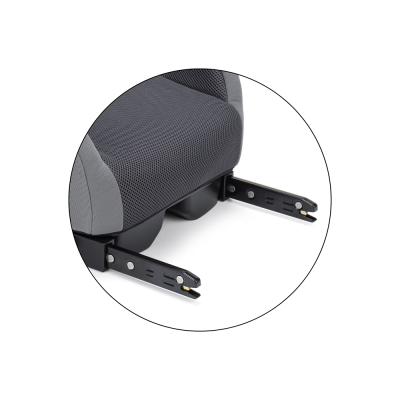 PETITE&MARS Podsedák Optimus Pro i-Size Grey Air 125 - 150 cm (22-36 kg)