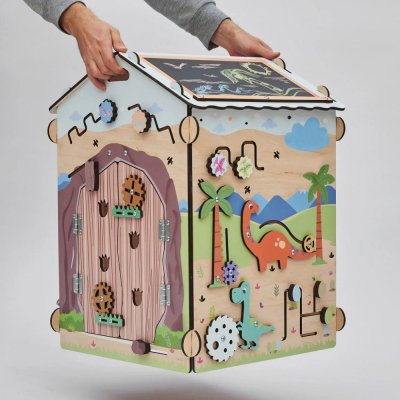 BusyKids Activity board Domček DINO