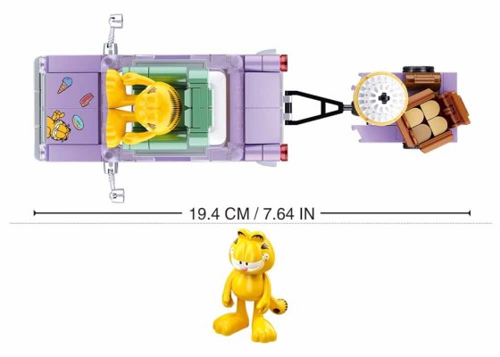 Sluban Builder M38-B1222 La folle virée de Garfield