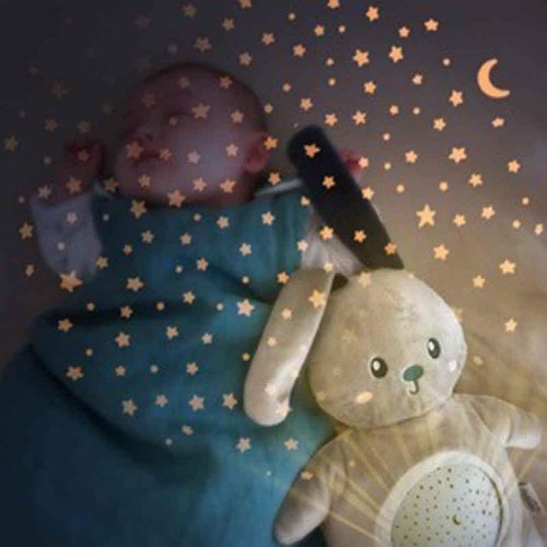 PABOBO Night Sky Projector with Soft Plush Bunny Melody