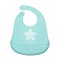 CANPOL BABIES Babero de silicona con bolsillo Azul pastel