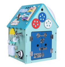 2Kids Toys Activity Board Häuschen blau