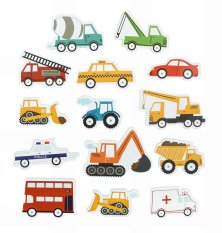 A Little Lovely Company - Foam Bath Toys - Vehicles
