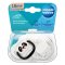 CANPOL BABIES Set symmetrischer Silikon-Schnuller BabiesBoo 18m+ 2 Stk. weiß