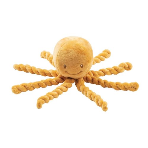 NATTOU Eerste speeltje voor baby's octopus PIU PIU Lapidou oker 0m+